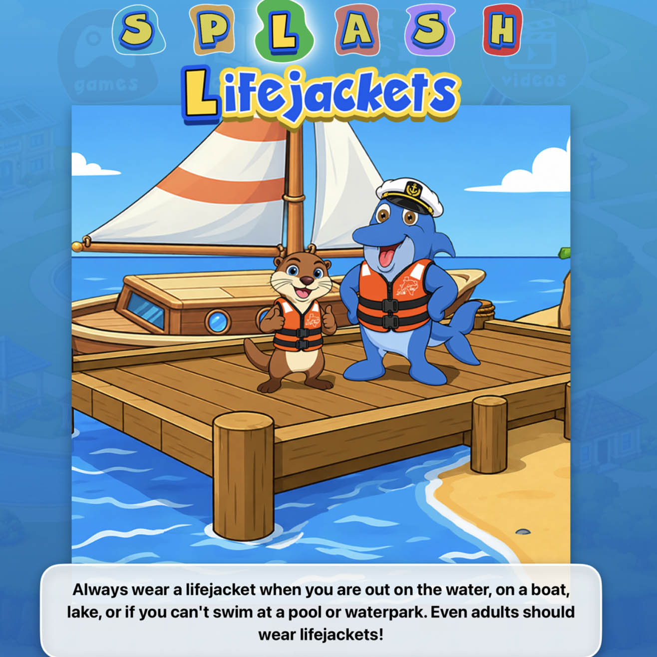 Howey's Island water safety lessons